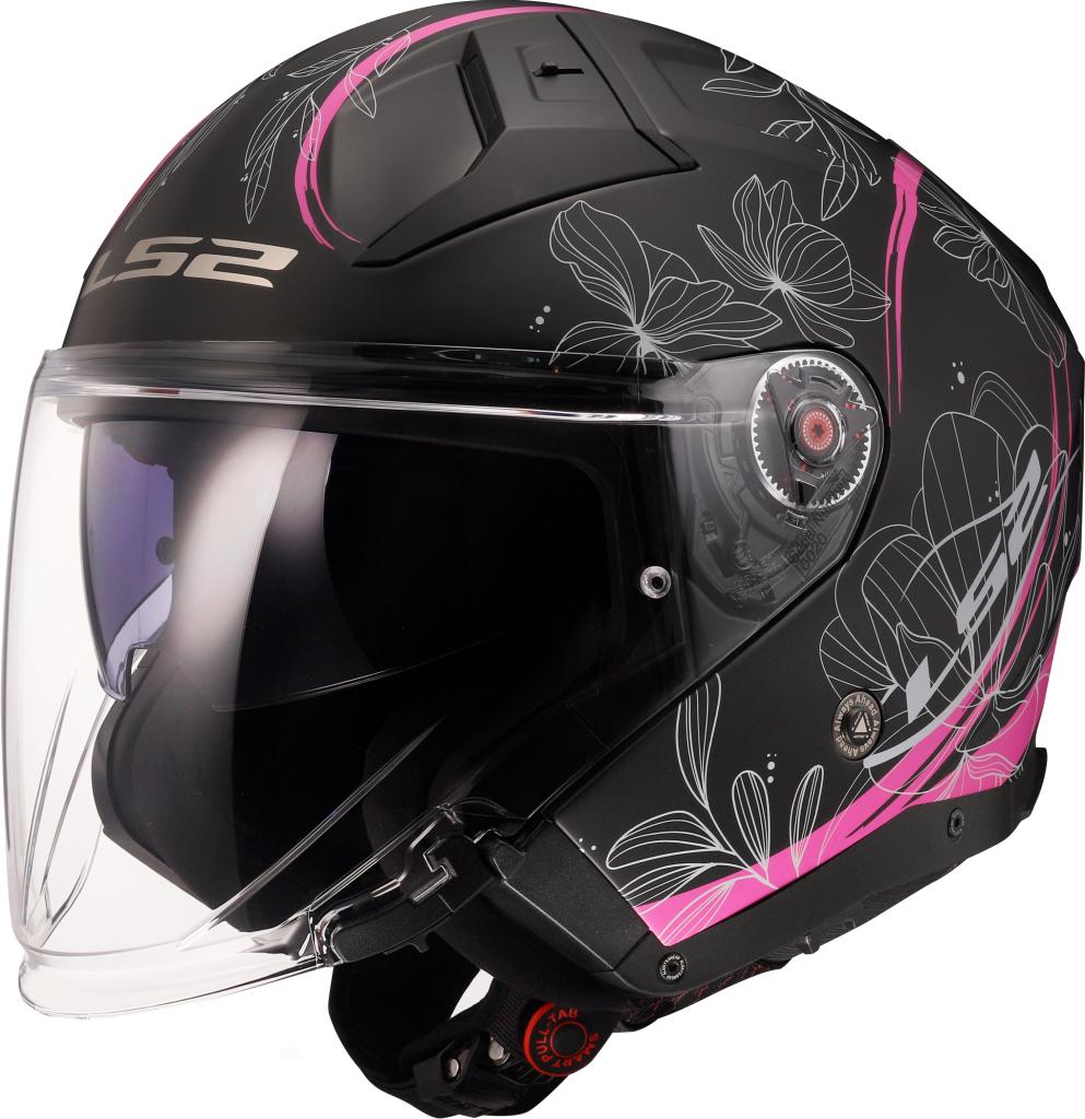 LS2, Jet-Motorradhelm Infinity II Lotus Matt Pink, M