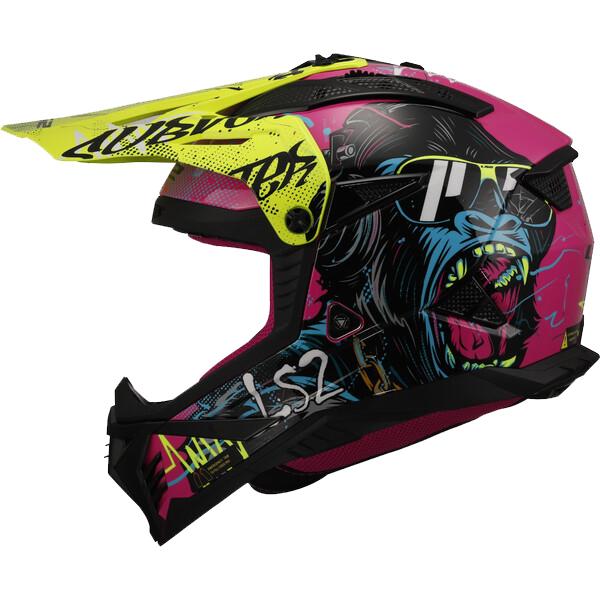 LS2 MX708 Fast Ii Gorilla Mx-Helm
