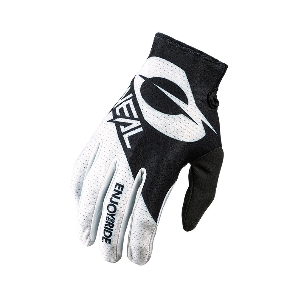 O'NEAL | Fahrrad- & Motocross-Handschuhe | MX MTB DH FR Downhill Freeride | Langlebige, Flexible Materialien, belüftete Handoberseite | Matrix Glove | Erwachsene | Schwarz Weiß | Größe XXL