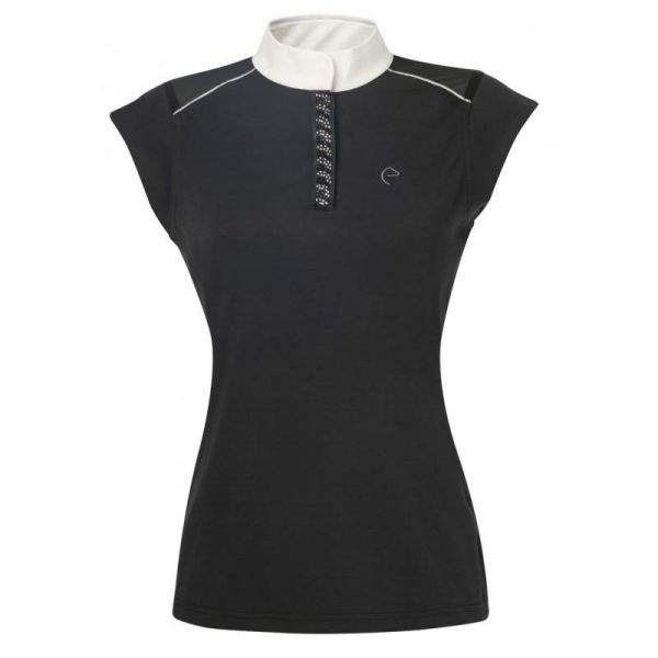 EQUITHÈME Brussels polo shirt with rhinestones