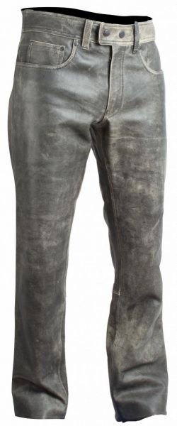BELO HIGHWAY jeans in pelle grigio pietra