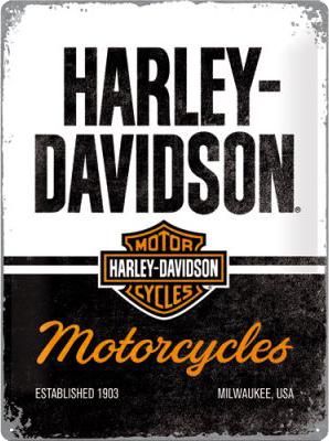 BLECHSCHILD Harley Davidson Motorcycles 40x30cm