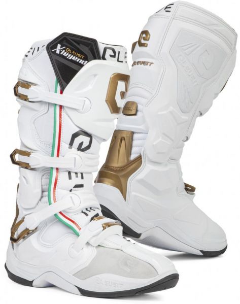 LuxHide Men’s Motorcycle Motocross & ATV Racing Boots – Waterproof, Italian Microfiber, Ankle Armor, Black
