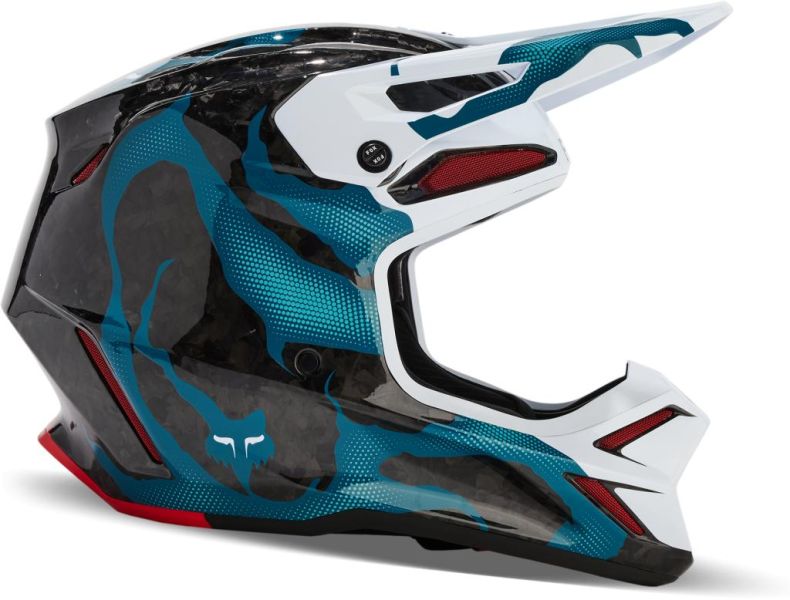 FOX V3 RS WITHERED MX helmet
