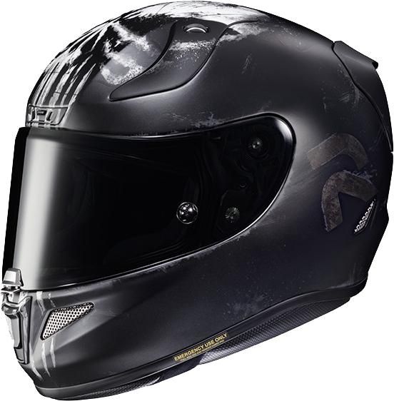 HJC FG-ST Marvel Punisher Black Full Face Motorcycle Helmet Crash Helmet NEW 