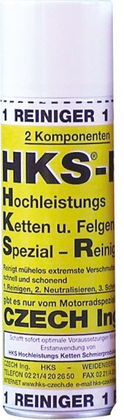 Spray detergente per catene HKS-R trasparente 300ml