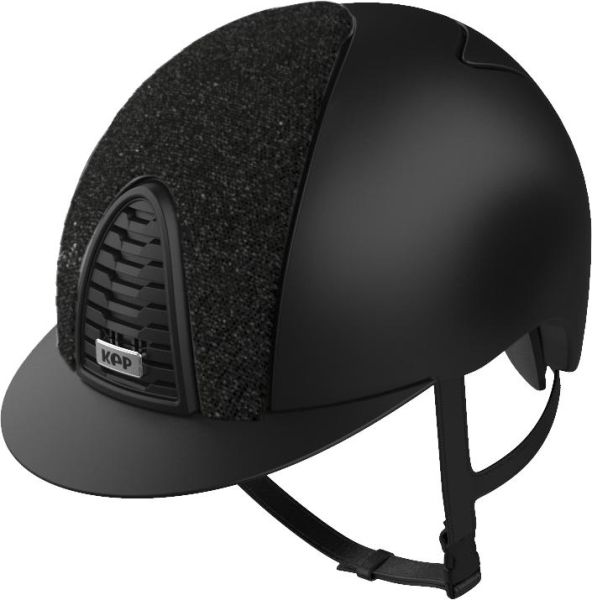 KEP CROMO 2.0 TEXTILE GLITTER casco da equitazione con imbottiture interne