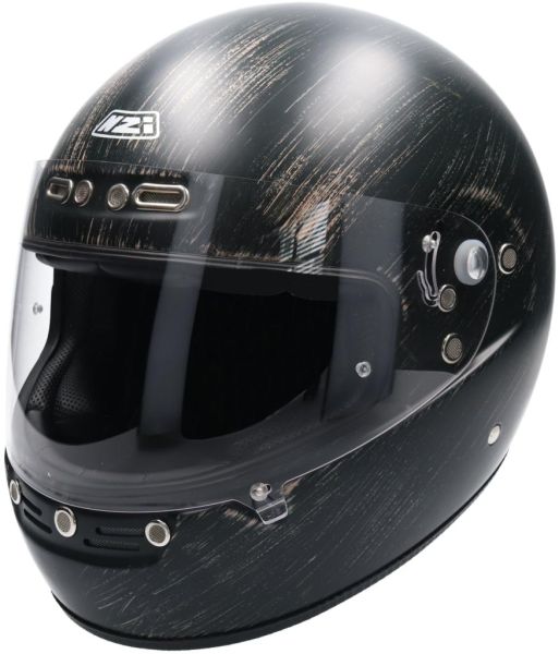 NZI STREET TRACK 4 BLACK OXYD full face helmet