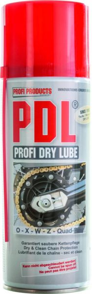 PROFI DRY LUBE dry film chain lubricant spray clear 400ml