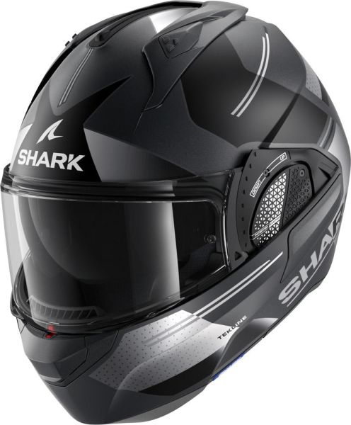 SHARK EVO GT TEKLINE MATT flip-up helmet