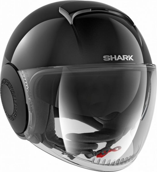 SHARK NANO CRYSTAL DUAL BLACK jet helmet