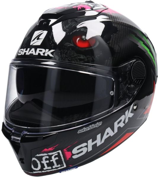 SHARK - Casque moto intégral - Spartan GT Carbon Skin - Carbon mat