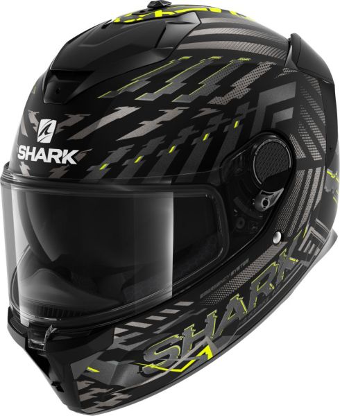 SHARK SPARTAN GT E-BRAKE MATT Micr. Full face helmet