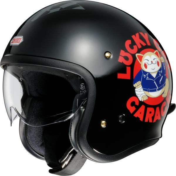 SHOEI JO LUCKY CAT GARAGE flip-up helmet