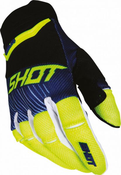 SHOT AEROLITE OPTICA gloves NEON