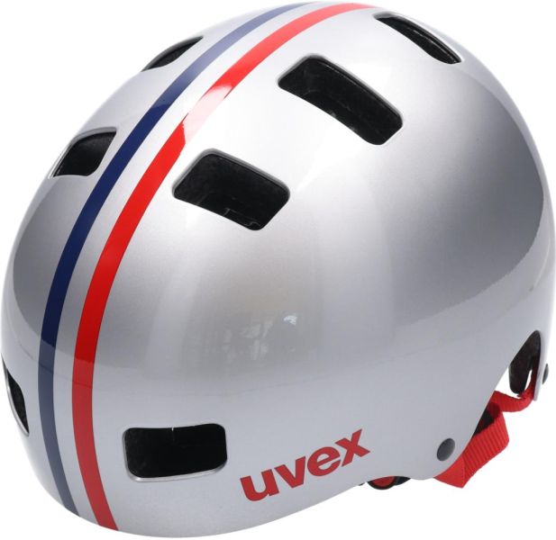 UVEX KID 3 RACE SILVER children's helmet