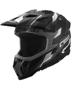 LS2 MX703 X-FORCE PHANTOM MX-Helm matt schwarz-grau L