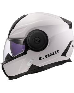 LS2 FF902 SCOPE II SOLID Klapphelm weiss XS