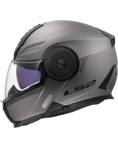 LS2 FF902 SCOPE II SOLID Klapphelm matt titanium S