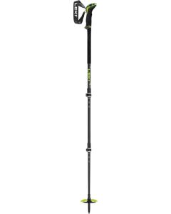LEKI Guide 3 bastones de esquí negro-amarillo neón 110-150cm