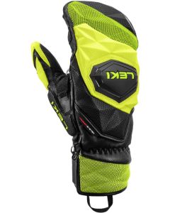 LEKI WCR Venom SL 3D Mitt Fäustling schwarz-ice lemon gelb 7