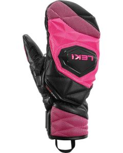 LEKI WCR VENOM 3D JUNIOR MITT Fäustling schwarz-pink 5