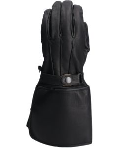BELO POLICE Lederhandschuh schwarz XXL