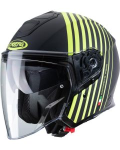 Jet helma CABERG FLYON BAKARI matná černo-fluo žlutá S