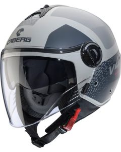 CABERG RIVIERA V4X ALPHA Jethelm matt sand-anthrazit-grau XL