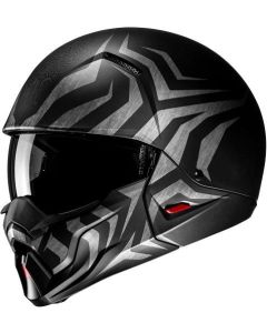 HJC i20 THORN Integralhelm matt schwarz-silber MC5SF XXL