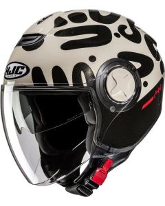 HJC I41 MAIA Jethelm schwarz-weiss MC9 XS