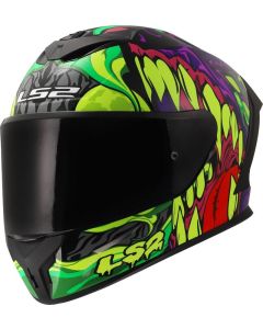 LS2 FF820 RAPID III LYCANT Integralhelm purple-grün XS