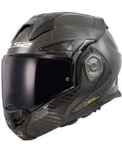 LS2 FF901 ADVANT X CARBON SOLID vyklápěcí přilba carbon XXL