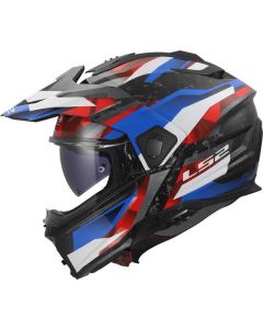 LS2 FF909 RANGER FC STRIKE Klapphelm weiss-blau-rot XXL
