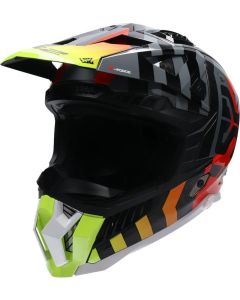 LS2 MX7 C X-FORCE BARRIER křížová přilba žluto-červená XL