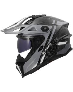 LS2 MX707 EXPLORER EVO FC ZELIOR Integralhelm grau XXL