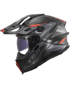 LS2 MX707 EXPLORER EVO TALUX Integralhelm matt grau XXL