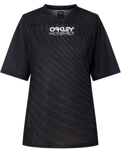 OAKLEY WMNS FACTORY PILOT RC SS Dámský dres blackout černý XL
