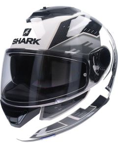 Celoobličejová přilba SHARK SPARTAN 1.2 ANTHEON bílo-stříbrno-černá XXL