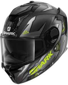 Celoobličejová helma SHARK SPARTAN GT CARBON URICAN MATT matná karbonově žlutá XS