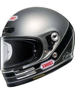 SHOEI GLAMSTER 06 ABIDING celoobličejová přilba stříbrno-černá TC-10 XL