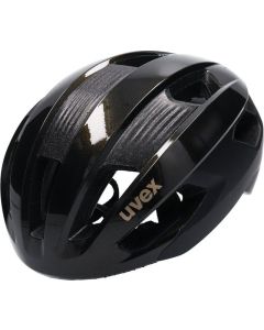 UVEX RISE CC WE dámská helma na silniční kolo černo-zlatá flakes 52-56cm