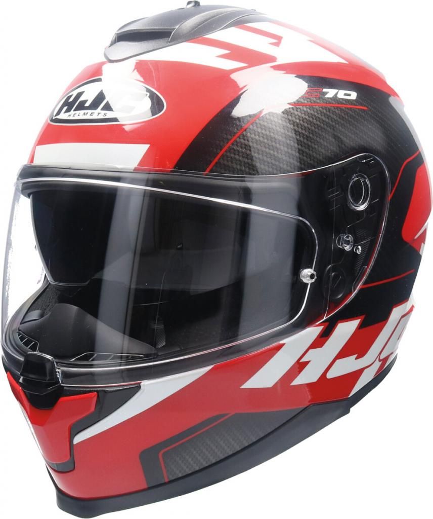 HJC C70 Koro Motorradhelm – Integriertes Sonnenvisier & Kratzfestes Visier, Pinlock-ready