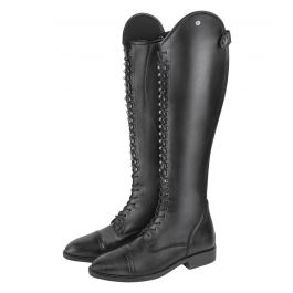 HKM Equestrian Mens Long & Wide Zip Waterproof Easy Clean Horse Riding Boots 