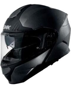 SMK Gullwing Modularhelm – Doppelvisier, P/J-Zulassung, Belüftet, Schwarz/gelb/grau, Für Touring & Stadt