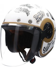 Caberg Ghost Motorcycle Helmet Replacement/Spare Pinlock Ready Visor Gold 
