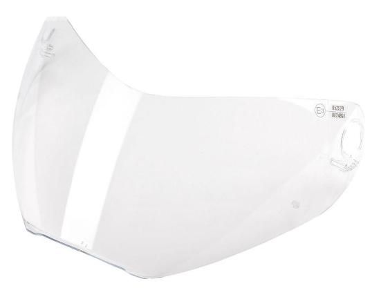 CABERG SINTESI-MODUS visor, clear, scratch-resistant with pins