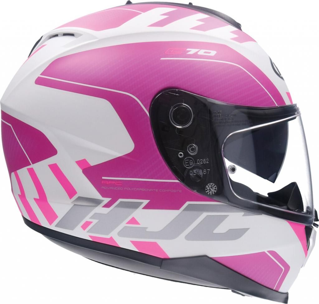 HJC C70 Koro Motorradhelm – Integriertes Sonnenvisier & Kratzfestes Visier, Pinlock-ready