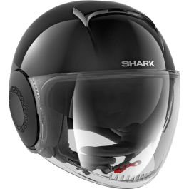 SHARK NANO CRYSTAL DUAL BLACK jet helmet