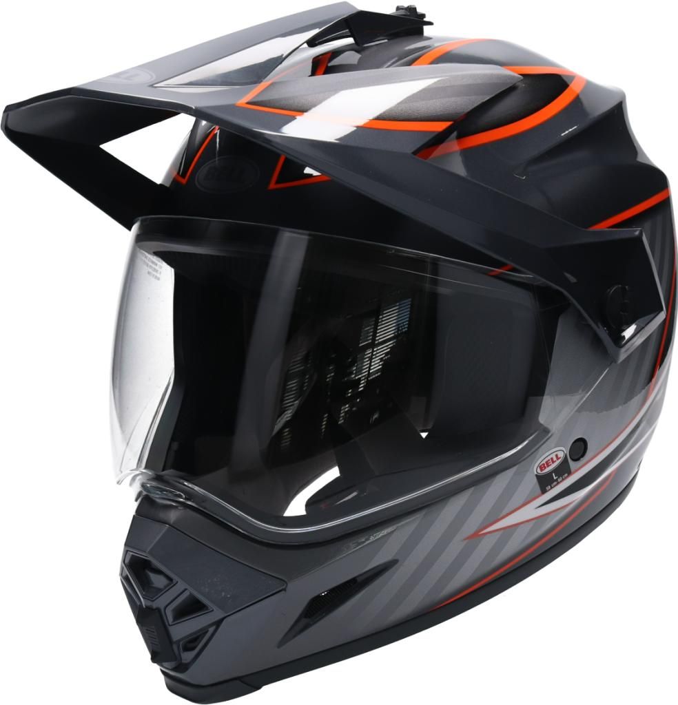 Bell MX-9 Adventure MIPS Helm – Mit Klarem Visier, Verstellbar, Für Motorrad & Stadt (DOT-zertifiziert)